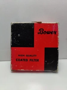 Bower 55mm polarized UV Filter original box, protective case, paperwork vintage - Picture 1 of 6