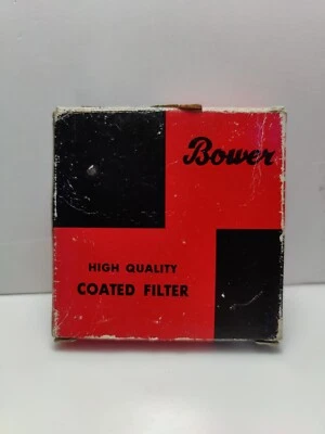 Bower 55mm polarized UV Filter original box, protective case, paperwork vintage  - Image 1 of 4