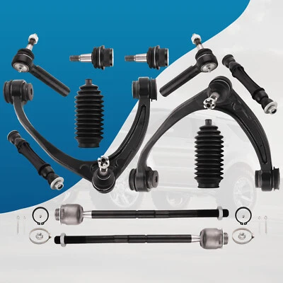 Extremos de barra de amarre interior y exterior de suspensión de 12 piezas para Chevrolet Tahoe 2007-2014 Foto 1 de 4