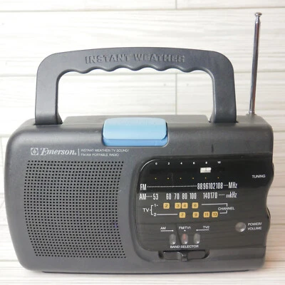 Emerson Weather Band Radio Model No. RP6246 AM/FM Tested & Working - Image 1 of 4