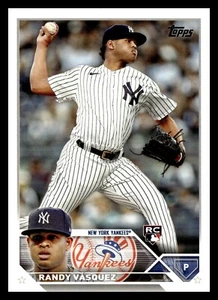 2023 Topps Update Rookie RC #US56 Randy Vasquez New York Yankees Baseball Card - Picture 1 of 2