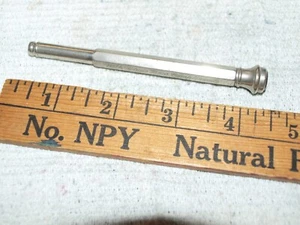 Victorian era hex side slide mechanical pencil (172) - Picture 1 of 4