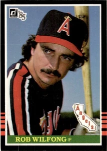 1985 Donruss Rob Wilfong California Angels #402 - Picture 1 of 2