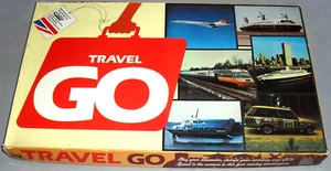 VINTAGE Travel Go Board Game Gibsons Family World Race Strategy 1980s COMPLETE - Picture 1 of 10