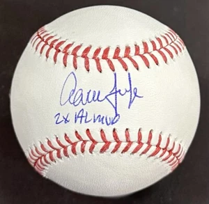 Aaron Judge Signed Official MLB Baseball 2x AL MVP Autograph Yankees Fanatics - Picture 1 of 10