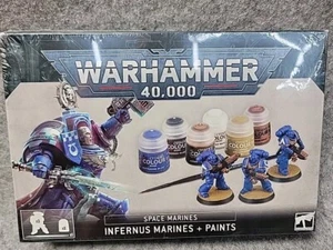 Games Workshop Warhammer 40k Space Marines Infernus Marines + Farben Neu in OVP - Bild 1 von 5
