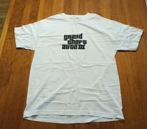 GRAND THEFT AUTO III logo T shirt Sz Large Rockstar Tag SUPER RARE Vintage DMA - Picture 1 of 12