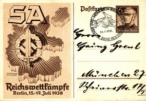 WW2 WWII Propaganda - Intero Postale - Terzo Reich - VG - #146 - Picture 1 of 2