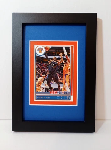 Derrick Rose New York Knicks Display Custom Framed NBA Basketball Card Plaque Cover