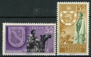 s573623 Spanish Sahara Semi Post Sc#B39-40 MNH - Special Price - Picture 1 of 1