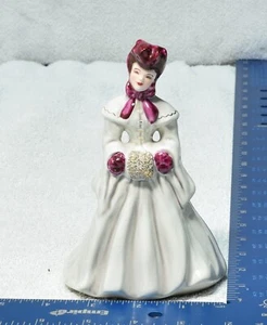 Estatuilla de cerámica Florence de colección de los años 50 ELAINE 6" porcelana Pasadena CA California - Imagen 1 de 9