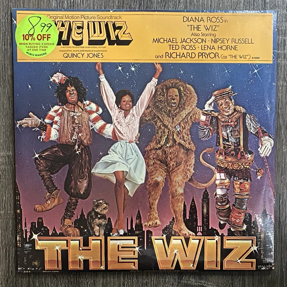 The Wiz Soundtrack (Double LP) MCA2-14000 SEALED - Image 1 of 3