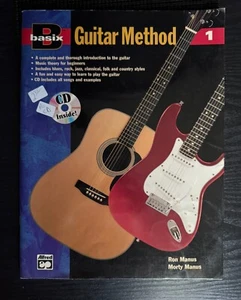 Basix Guitar Method Book 1 NO CD – Alfred Music – Beginner Guitar Instructional* - Picture 1 of 4