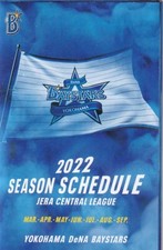 2022　Yokohama DeNA Baystars　Pocket Schedule