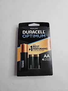 Duracell Optimum AA 4 Alkaline Batteries - Picture 1 of 3