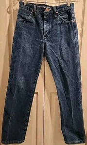 Pantalones de mezclilla para hombre Wrangler talla 30x31 100 % algodón lavado medio pierna recta occidental - Imagen 1 de 9