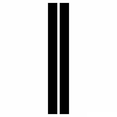 Universal Fit 3M 8 Inch Roof or Hood Racing Stripes for Car or Truck 8ft Decals - Image 1 of 4
