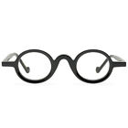 Oval Glasses Small Narrow Lens Acetate Eyeglasses Frame Black Brillenfassung