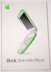 Lot of Two 2000 Apple iBook Now with iMovie Retail "Take One" Store Brochure - Picture 1 of 6