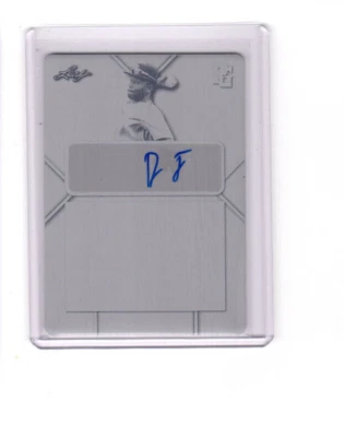 2021 Leaf Perfect Game Black Printing Plate Autographs Dakota Jordan Auto 1/1 - Image 1 of 2