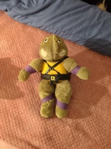 Vintage Plüsch Teenage Mutant Ninja Turtles 13 Zoll Donatello 1988 Playmates - Bild 1 von 4