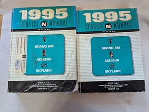1995 Pontiac Grand Am Buick Skylark & Olds Achieva OEM Service Manual 2 Vol. Set - Picture 1 of 9