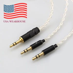 3.5mm 8Core 7N OCC Silver Plated Headphone able For Hifiman 3.5mm SUNDARA he400i - Picture 1 of 9