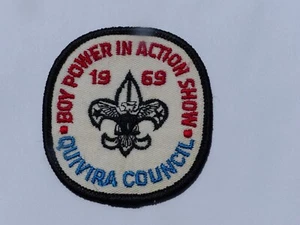 Unused 1969 Boy Power in Action Show Quivira Council Kansas Boy Scout BSA Patch - Picture 1 of 2