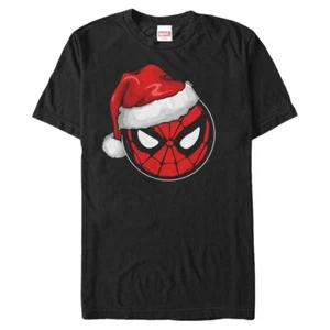 Men's Marvel Spidey Santa Hat T-Shirt - Picture 1 of 2