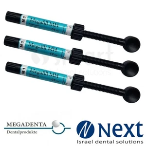 Lot x 3 Dental universal Composite Megafill White MEGADENTA Bleach M1 - Picture 1 of 2
