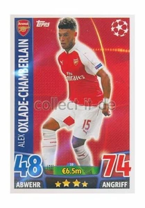 TOPPS Champions League - 10 - Alex Oxlade-Chamberlain - Base Card - Bild 1 von 1