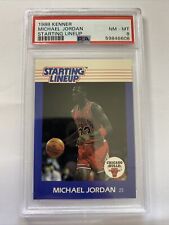 Michael Jordan 1988 Kenner Starting Lineup PSA 8 NEAR MINT TOUGH GRADE -  BULLS