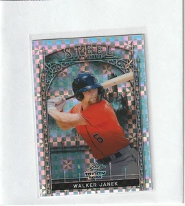 2024 Leaf Trinity Steel Silver Checkerboard Walker Janek 5/10 - Astros - Picture 1 of 2