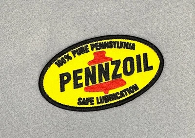 FABULOUS AND RARE PENNZOIL OIL & GAS EMBROIDERED IRON-ON PATCH... - Image 1 of 4