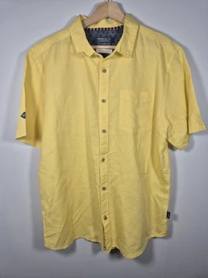 Quba & Co Linen Blend Short Sleeved Buttoned Shirt Mens XL - Image 1 of 4