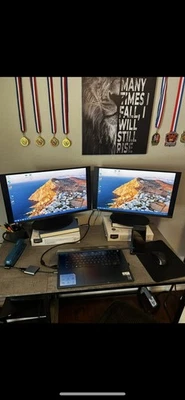 Monitors- Dual LED Ultra Slim Full HD 1080p 75HZ HDMI VGA/ - Image 1 of 4