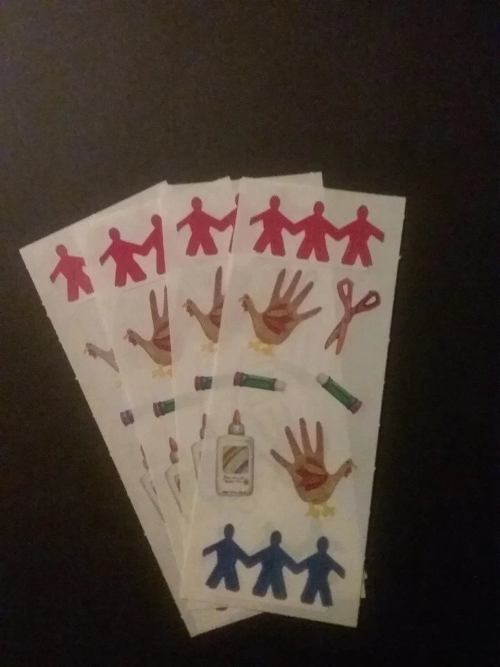 Creative Memories ~ Лот из четырех студийных наклеек ~ 2 «x 5» вырезы - Изображение 1 из 1