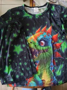 Boys Dinosaur Summer Pajamas - Picture 1 of 4