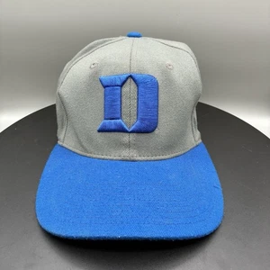 Duke Univesity Blue Devils Zephyr Hat Adult M/L Acrylic Fitted Gray NCAA Hat - Picture 1 of 4