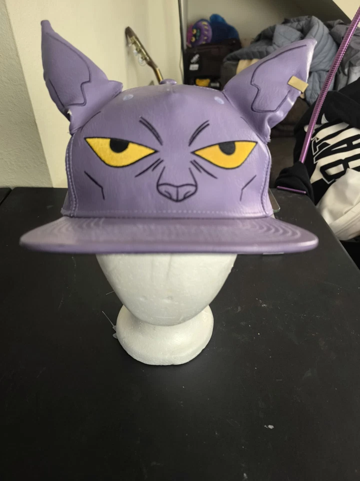 Dragon Ball Z Beerus Goku Anime Cosplay Orejas Oficial Snap Back Sombrero Raro Foto 1 de 4