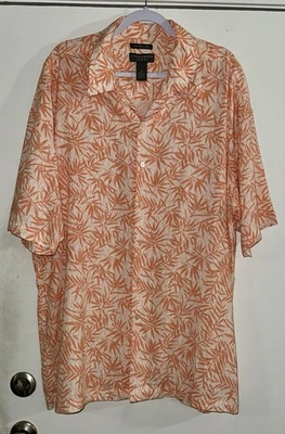 Men’s Size 2X * XXL * Saddlebred Men's Washable Linen Shirt * Tropical * Hawaiin - Image 1 of 4