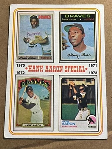 1974 TOPPS - HANK AARON SPECIAL BRAVES 1970-1973 #6 - Picture 1 of 2