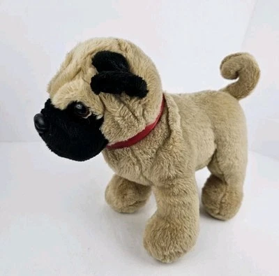 Build A Bear Pug Plush Stuffed Dog Puppy Tan Black Retired Bearemy Pals - Image 1 of 4