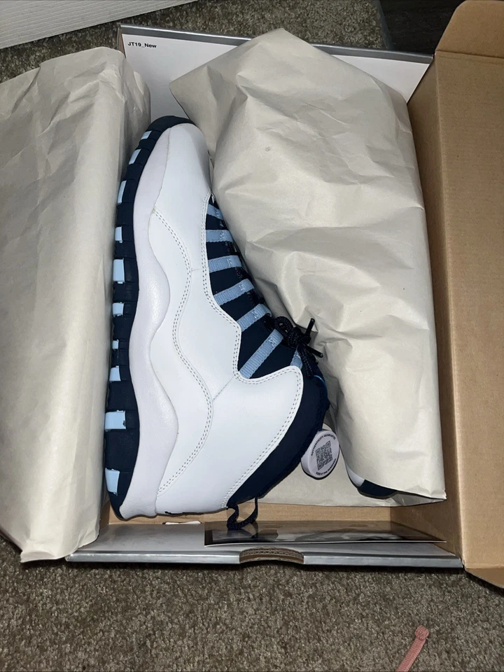 Tamanho 11 - Air Jordan 10 retrô 2005 azul gelo - Imagem 1 de 4