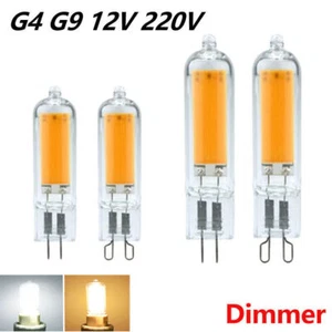 G4 G9 LED bulbs 3W 5W Warm white Cool white light COB 12V/220V lamps Dimmer - Picture 1 of 13