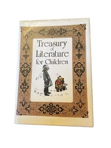 Treasury Of Literature For Children HCDJ Illustrated Very Good Condition - Imagen 1 de 9