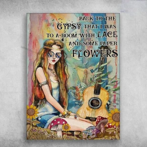Hippie Girl, Guitar Lover, Back To The Gypsy That I Was To A Room With Lace, ... - Picture 1 of 5