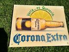 Cerveza Corona  Beer Vintage  Sign Puerto Rico Promotion "Verla es quererla" 