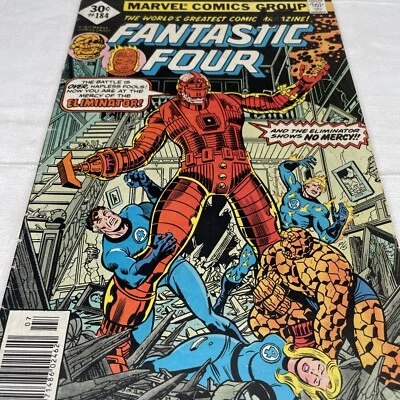 Fantastic Four #184 Variante WHITMAN (1977) LLAVE 1er Eliminador George Pérez Bajo Foto 1 de 4