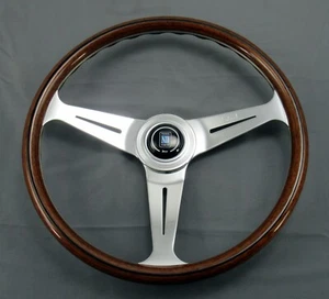 Nardi Steering Wheel Classic Wood Polished 390 mm New 5061.39.3000 Made in Italy - Picture 1 of 12